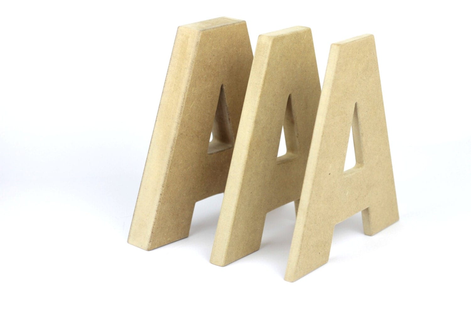 MDF letters 20cm 7.87'' hand cut wooden alphabet