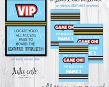 Popular items for game truck party on Etsy