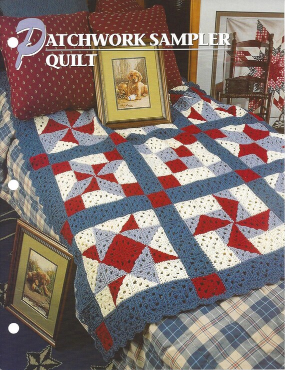 Patchwork Sampler Quilt Annie's Crochet Quilt & Afghan