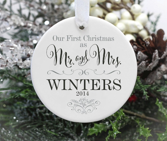 First Christmas Married Ornament 2021
