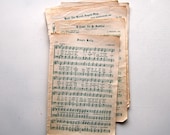 Vintage Christmas, Holiday Sheet Music Pack, 5 Pages