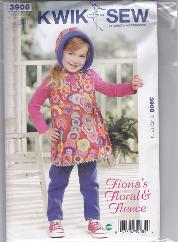 pattern dress wrap toddler for and Toddler Dress, Kwik 3908 Pattern Wrap Sewing Leggings, Sew Bonnet