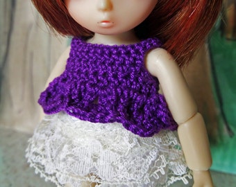 Crochet Chi Short top for AI BJD