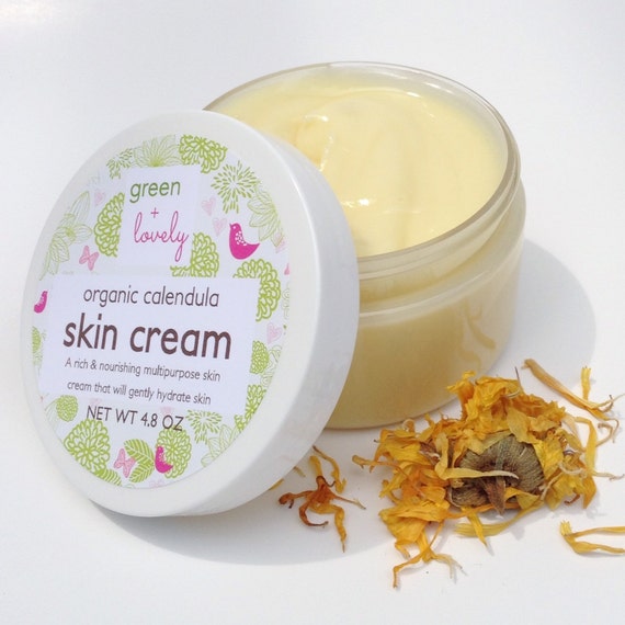 Items Similar To Organic Calendula Healing Skin Cream Multipurpose Healing After Sun Cream 6914