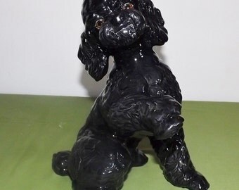 black poodle figurines