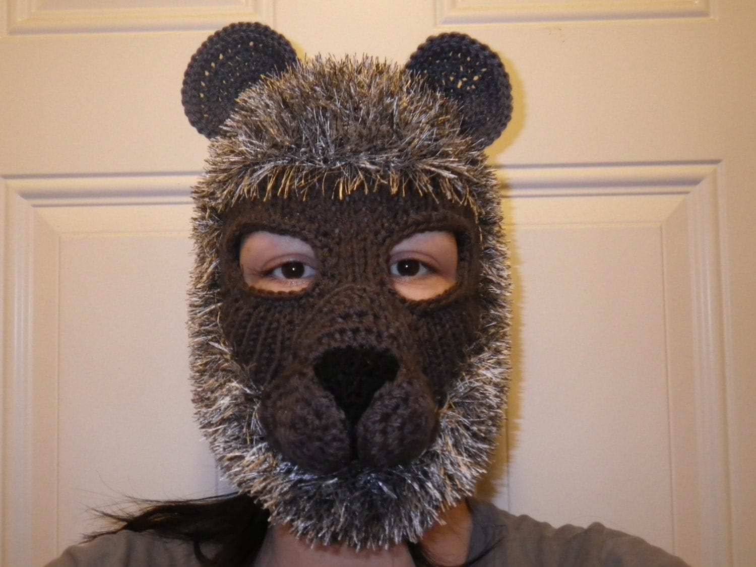 Bear Ski Mask by BusiHands on Etsy
