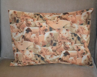 Travel Pillow Case / Child Pillow Case FFA Pig / HOGS / SWINE