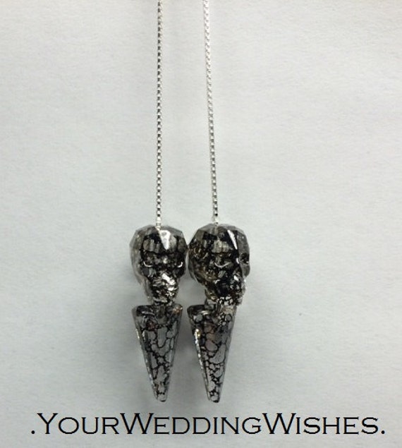 Genuine Swarovski Crystal Skull with by YourWeddingWishes on Etsy