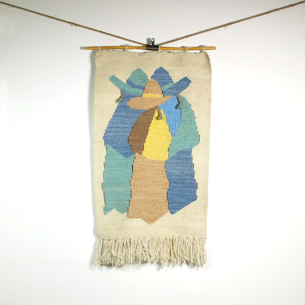 Southwestern Wall Hanging / Textile Art / Wall Tapestry