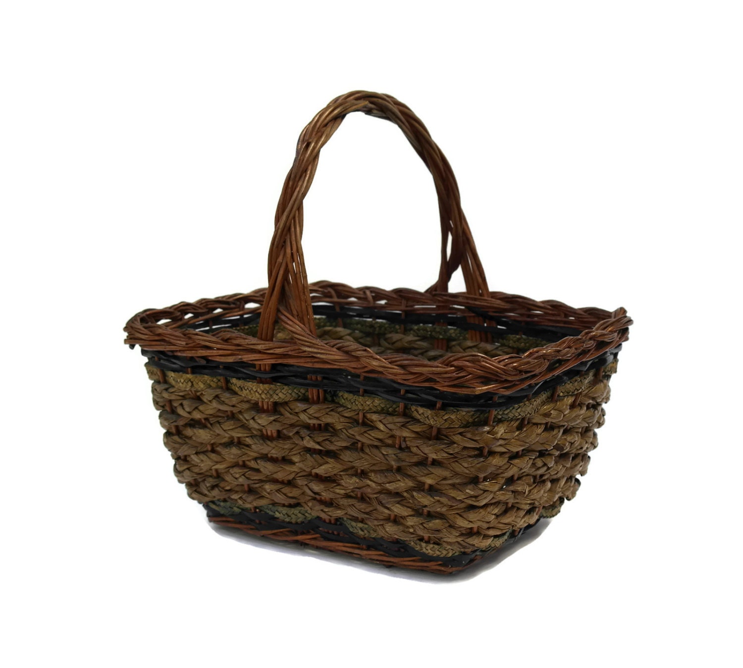 Antique French Basket. French Country Decor. by LeBonheurDuJour