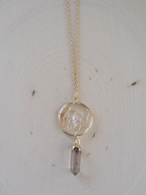 Dream Catcher Necklace Dream Catcher Charm by MalieCreations