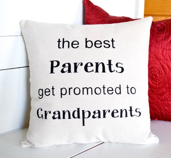 Canvas Grandparent's Pillow New Grandma by JoaniesFavoriteThing
