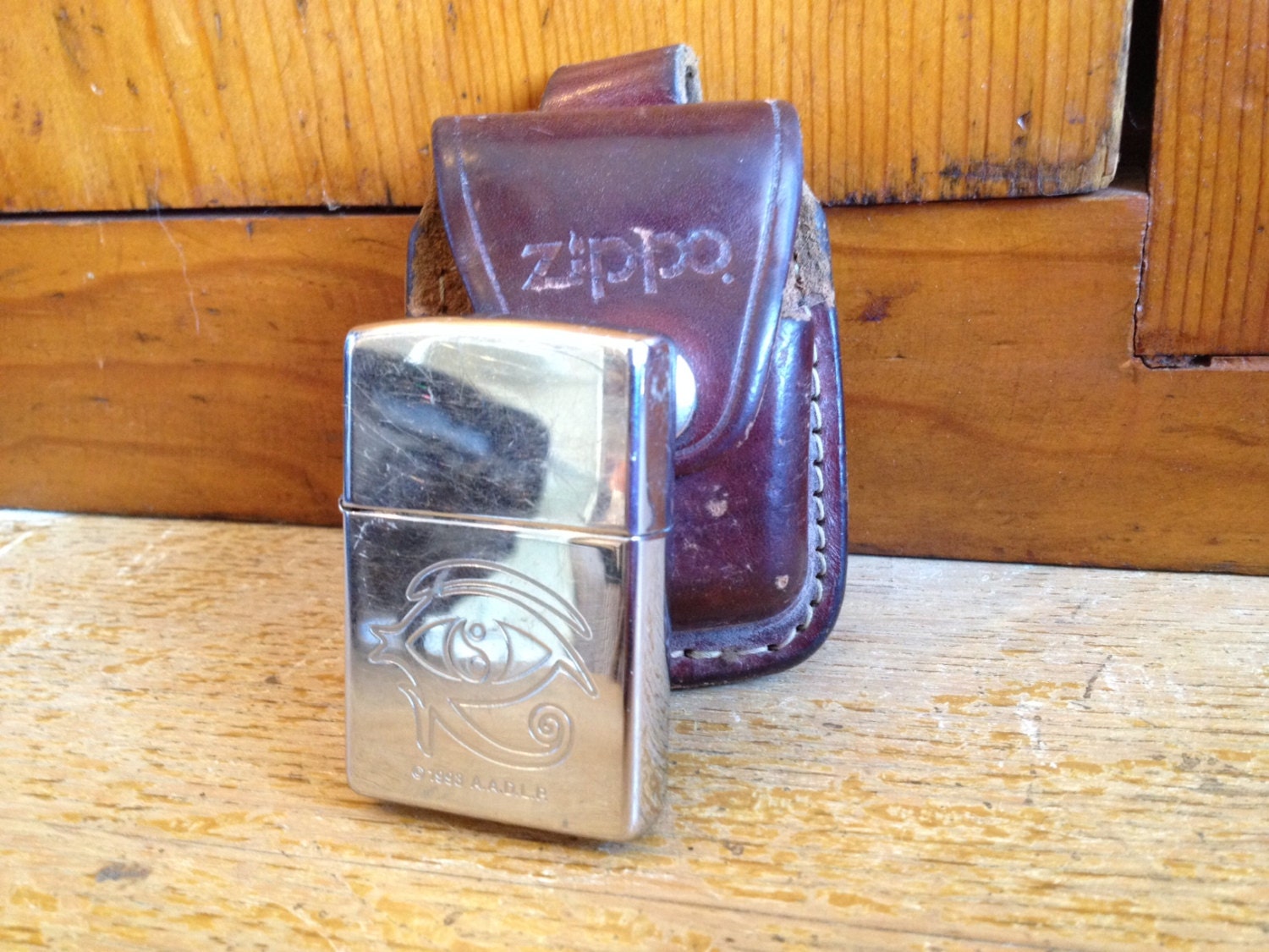 Vintage Zippo Lighter and Carrying Case