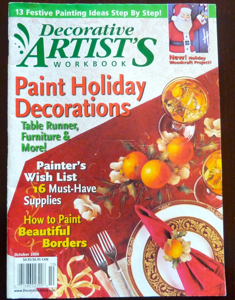 Decorative Artist's Workbook October 2000 / by FullBloomSupplies