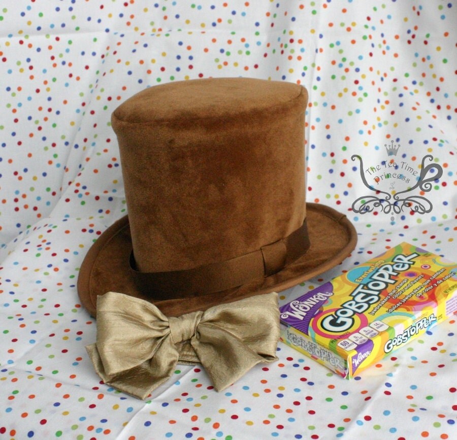 Toddler Boy brown top hat and bowtie set. 1st Birthday/photo
