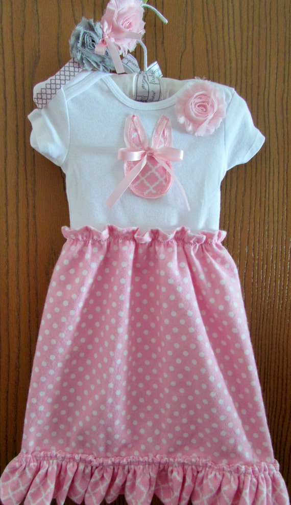 Baby Easter dress/Easter dress/baby Easter outfit/Easter onsie/baby bunny dress/bunny outfit/Easter outfit/bunny outfit/baby bunny/Easter