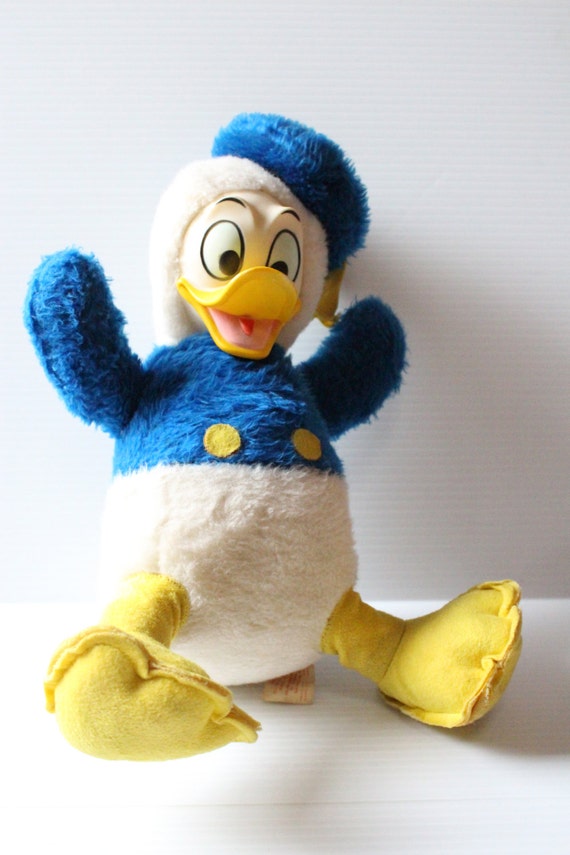 large donald duck stuffed animal