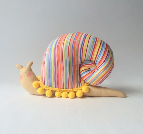 snail stuffed toy