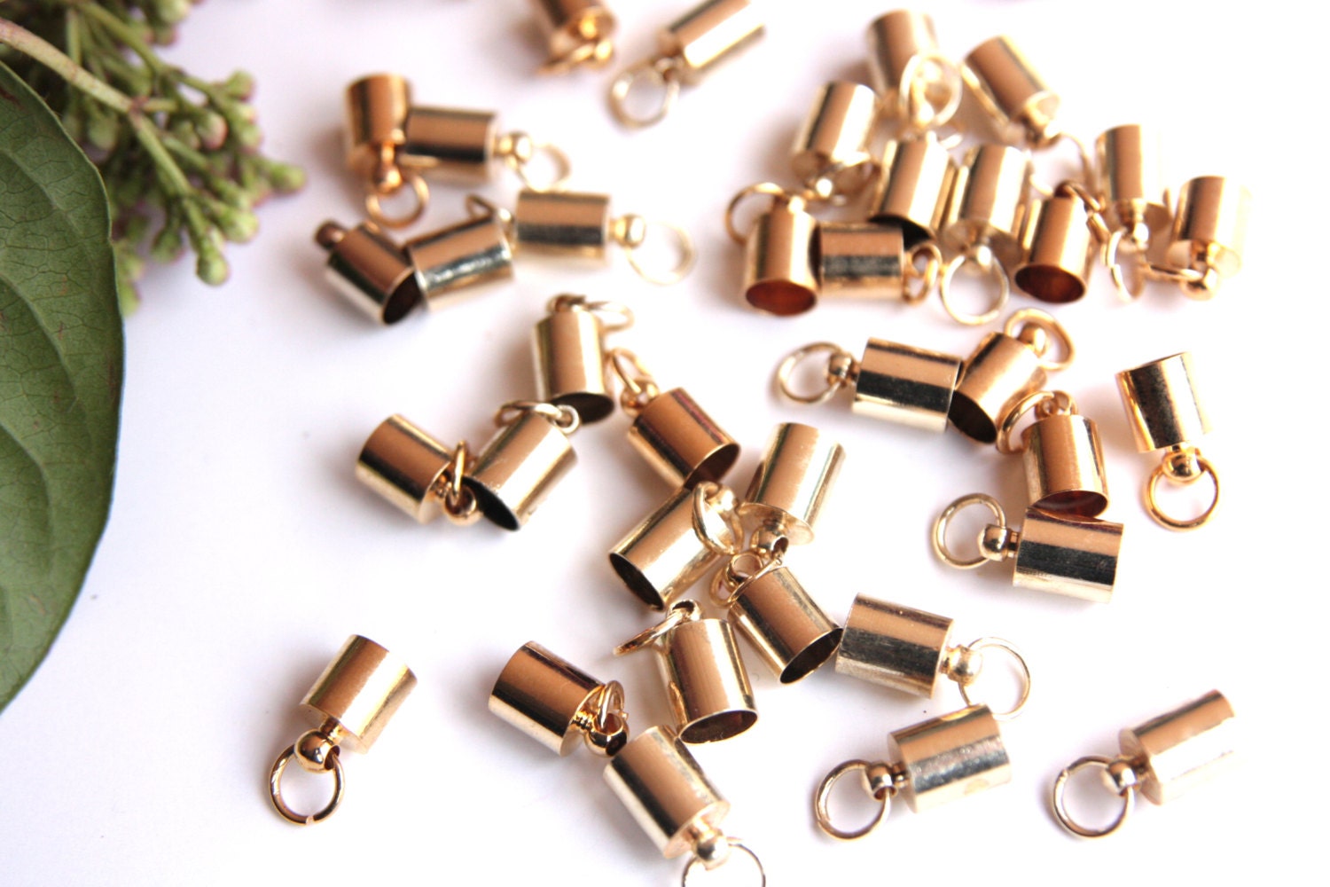 20pcs End Caps 10mm 0236'' Jewelry Findings End