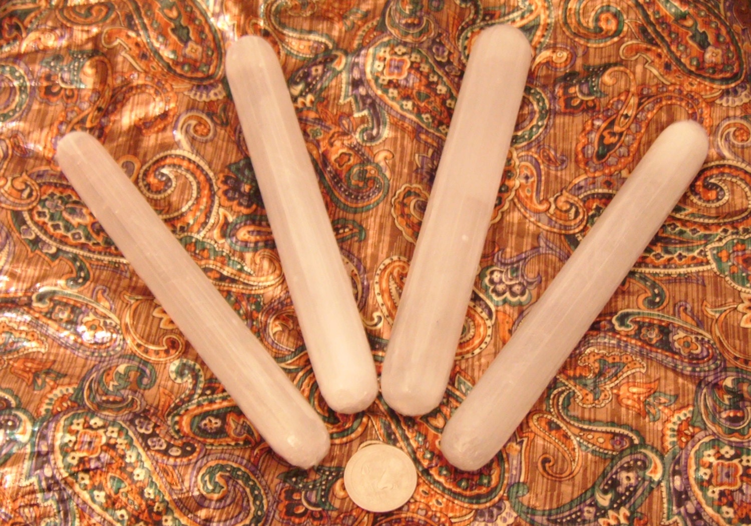 Selenite Massage Wand // 6 Selenite Wand // Natural