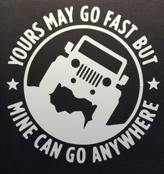 Jeep Decal Go Anywhere