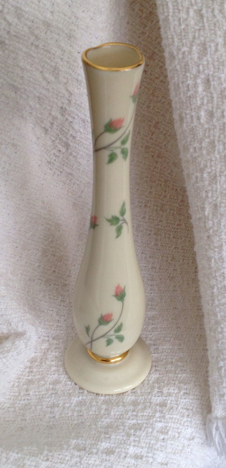 Vintage Lenox Rose Manor Bud Vase