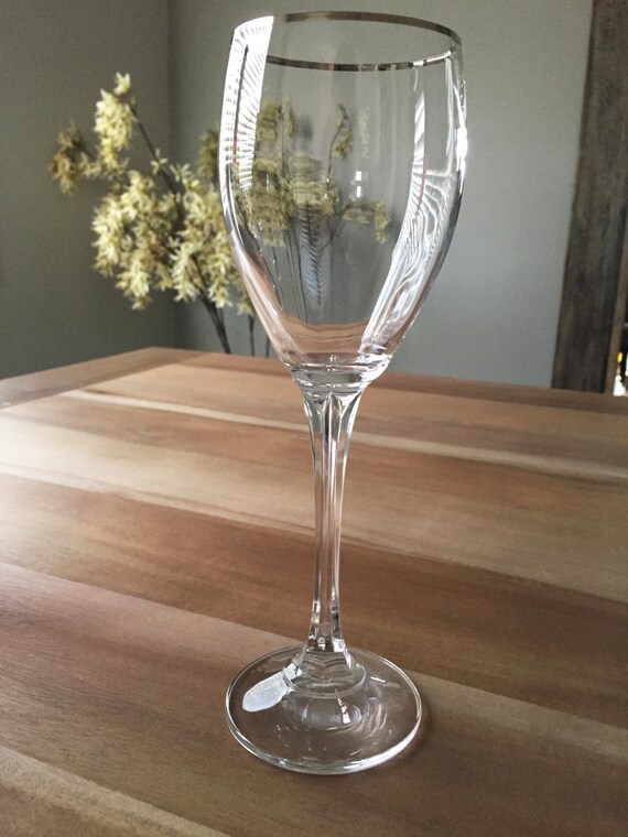 Set of 2 Gorham by Lenox Crystal Andante Tall by engravedtouch