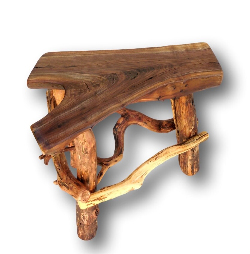 Rustic Side Table Reclaimed Wood Table Rustic Home by