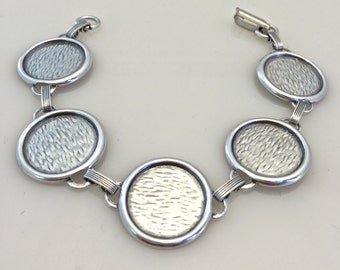 2pc DIY Bracelet Blanks // SilverTone // 18mm // Round Settings | Unique | Hard-To-Find | Made in the USA by Winky&Dutch
