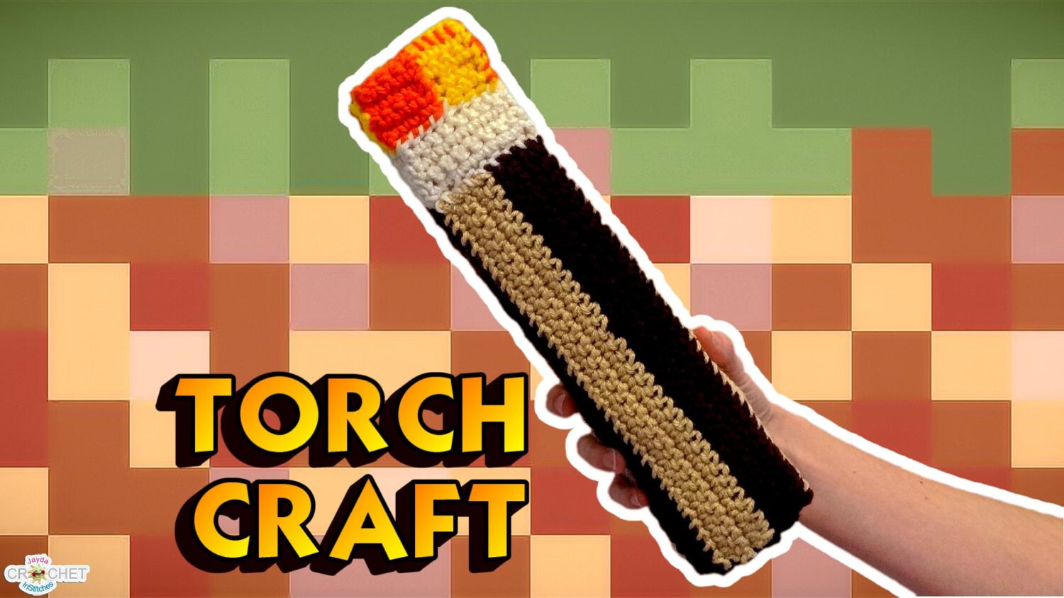 Video Game Torch Crochet Pattern Stuffed Toy Plush PDF