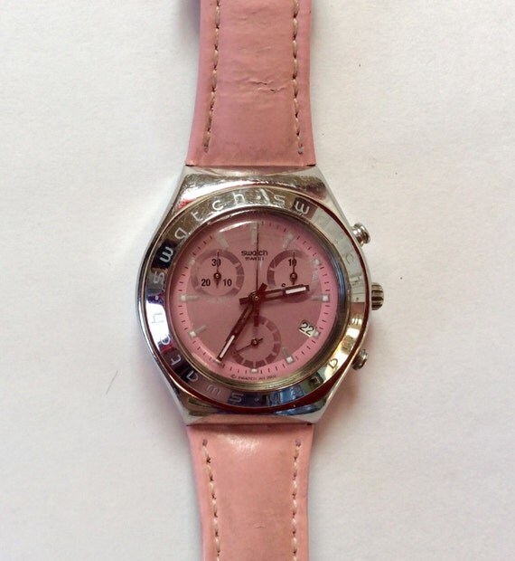 swatch irony chronograph pink quartz chronograph swatch irony chronograph pink quartz chronograph
