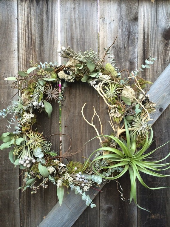 Handmade custom airplant wreath