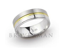 men wedding ring modernism