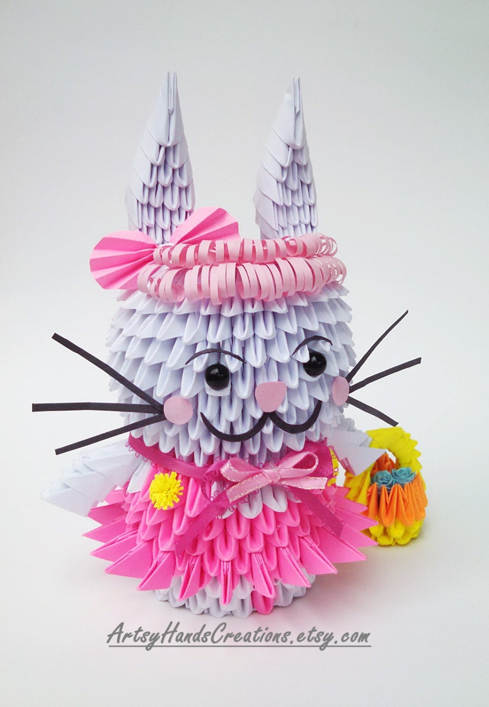 3d Origami Bunny 3d Origami Rabbit Paper Bunny Paper