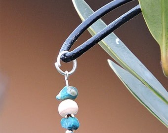 Turquoise jewelry chrysocolla pendant simple necklace natural stone necklace handmade jewelry healing crystal pendant turquoise pendant awin