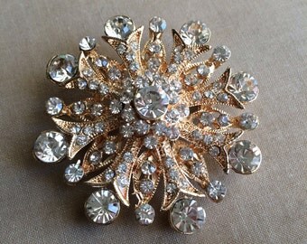 rose gold jewelry, Winter jewelry, Winter Wedding, Snowflake brooch, bridal rose gold winter jewelry pin MID CENTURY SNOWFLAKE brooch