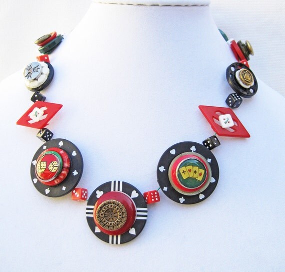 Lucky casino necklace