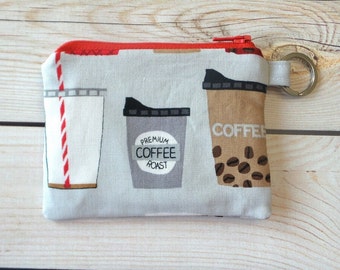 coffee cup coin purse