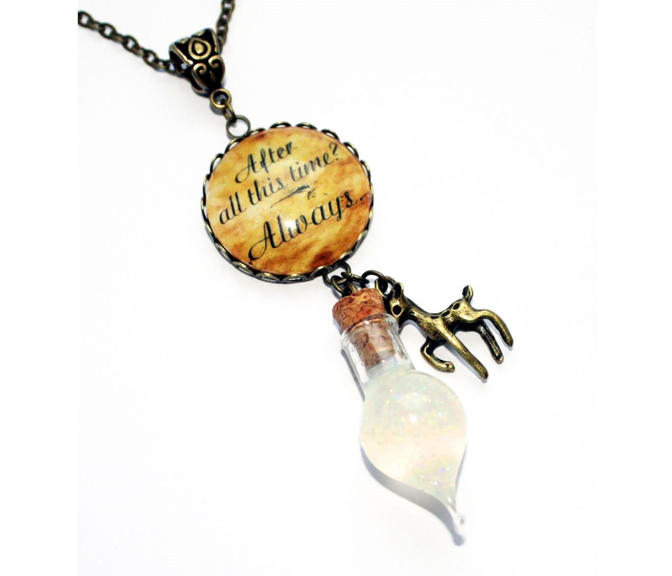 Snape's Tears Memories Glass Bottle Vial Dow Patronus