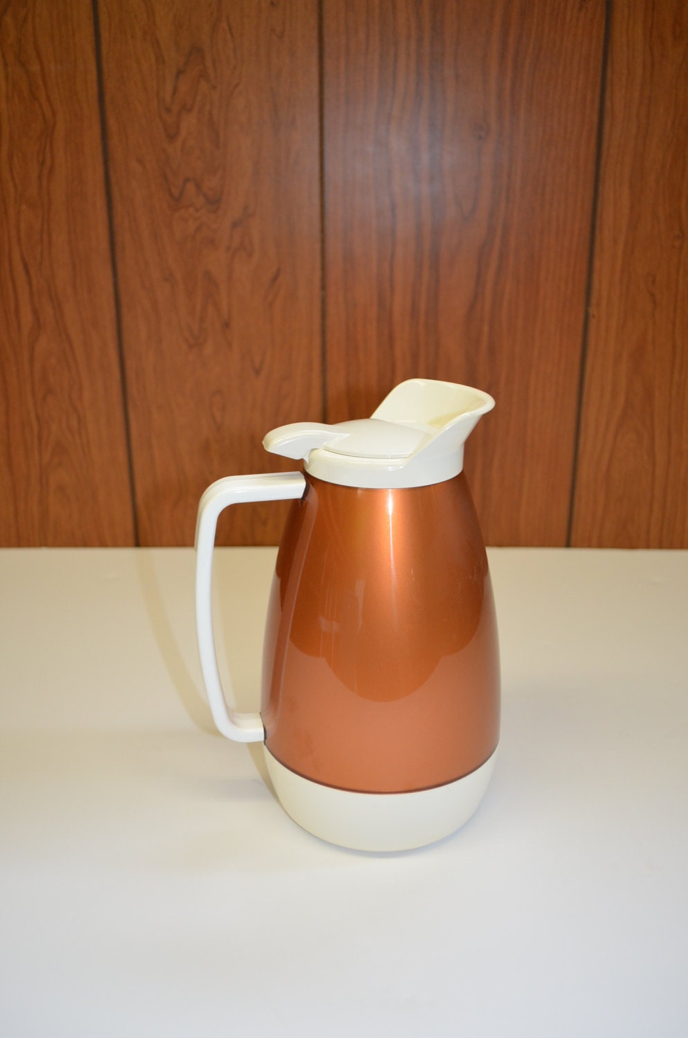 Vintage West Bend ThermoServ Insulated Carafe, Pitcher, Retro, Coffee