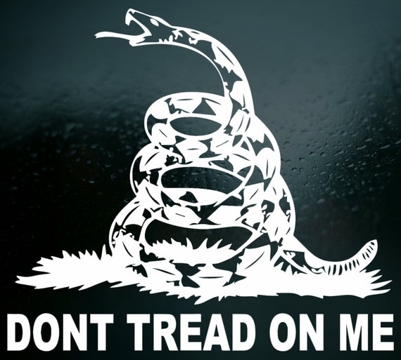 Items similar to Gadsden Flag - Don't Tread On Me Vinyl Decal on Etsy