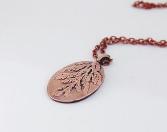 Cedar Sprig Pendant *nature-inspired jewelry*