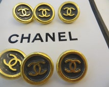 Popular items for chanel buttons on Etsy