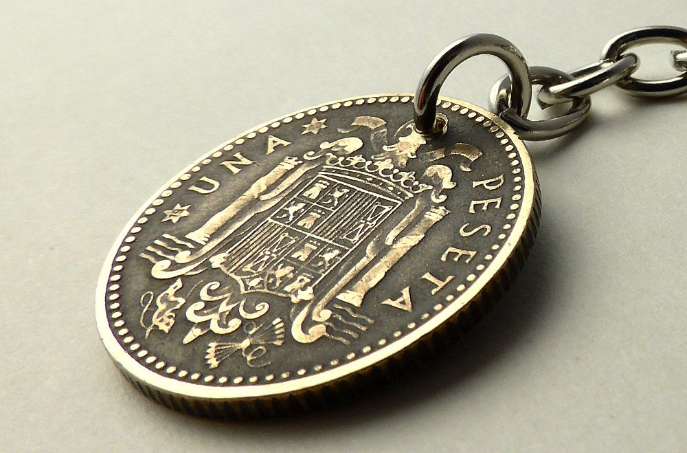 Spanish charm Keychain Coin charm Handbag charm Purse
