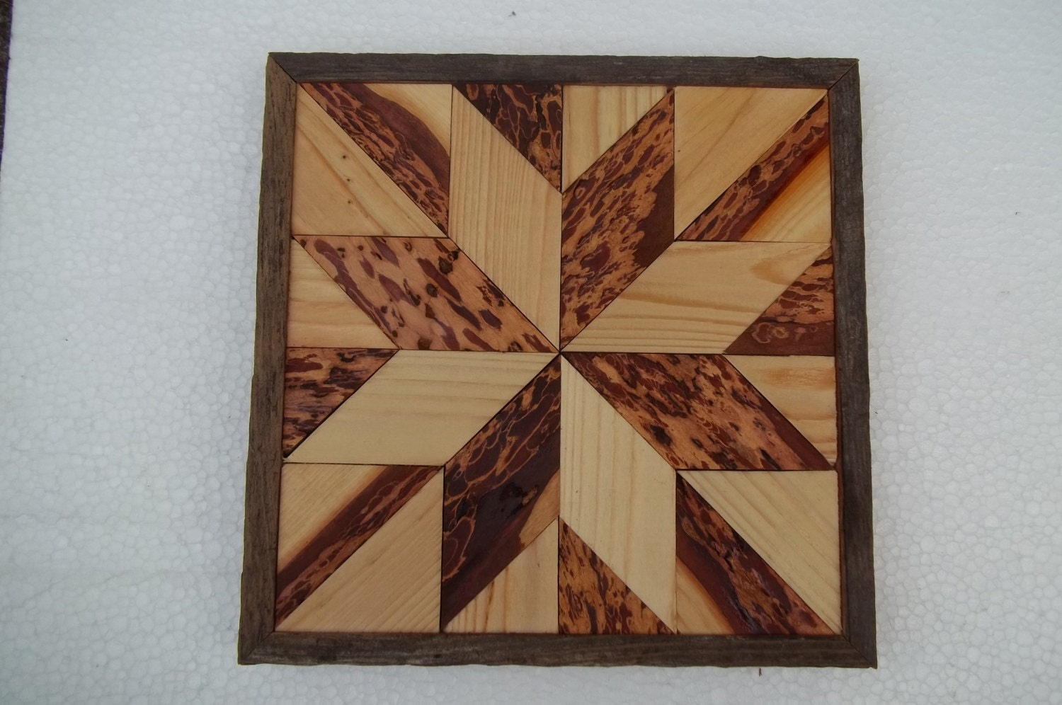 Attractive Decorative Wood Trivet or Wall by ReWoodProductsLLC