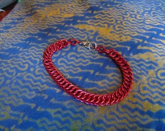 Half Persian 4 in 1 Bracelet in Red Aluminum