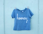 Athletic Blue Hooray T-Shirt Size 4T