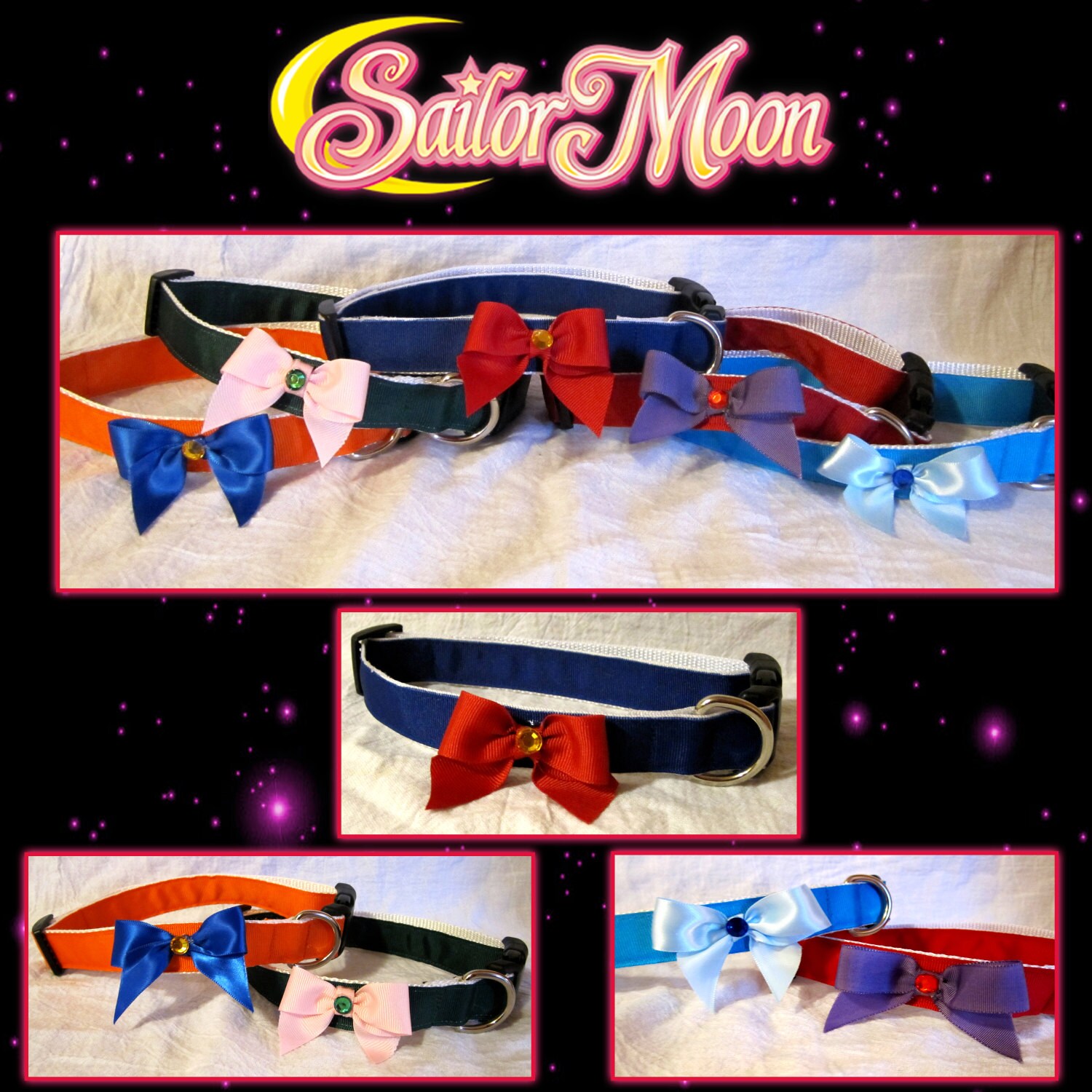 Sailor Moon pet collars
