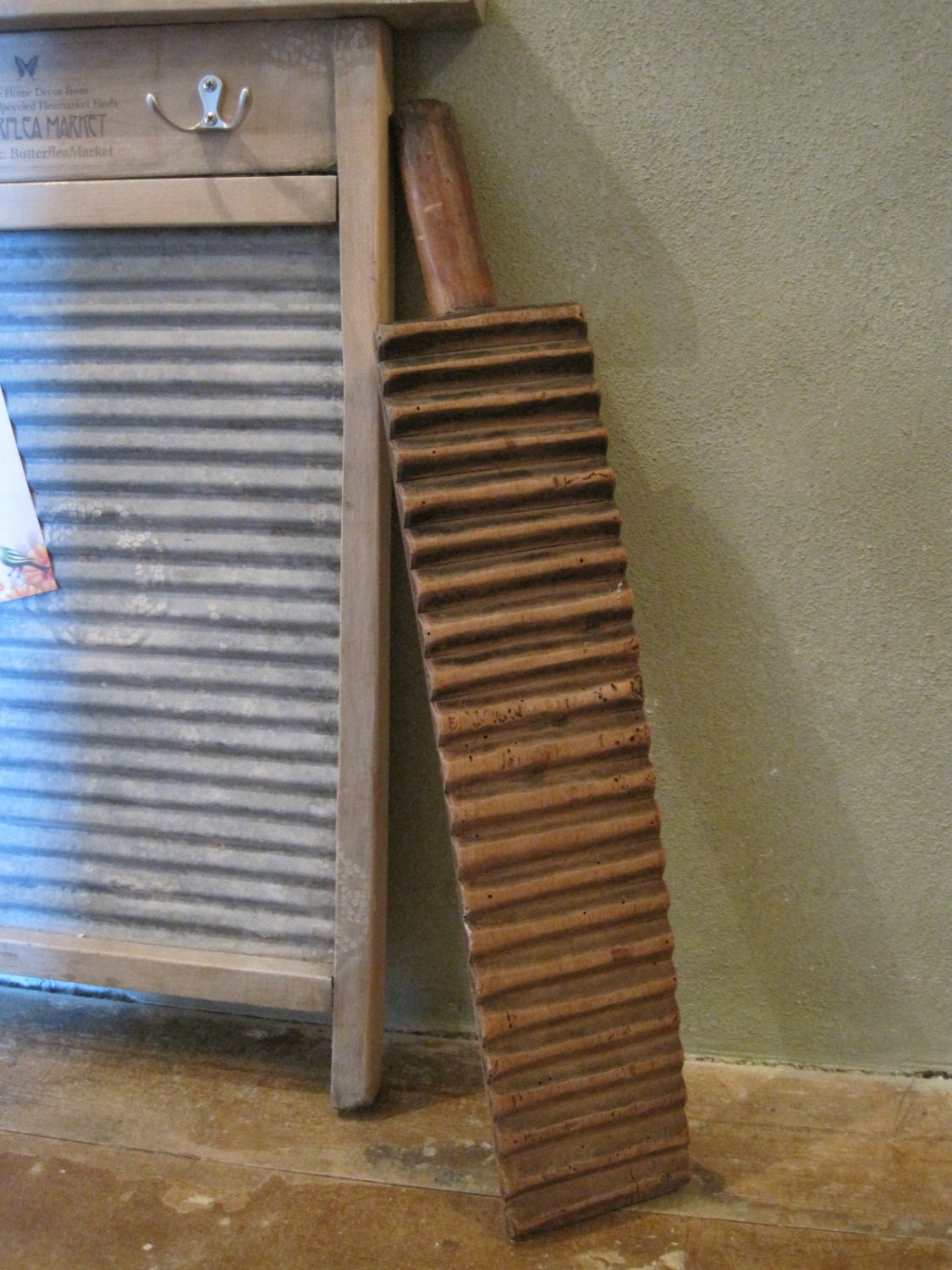 Upcycled Vintage Washboard Antique Laundry Washboard towel