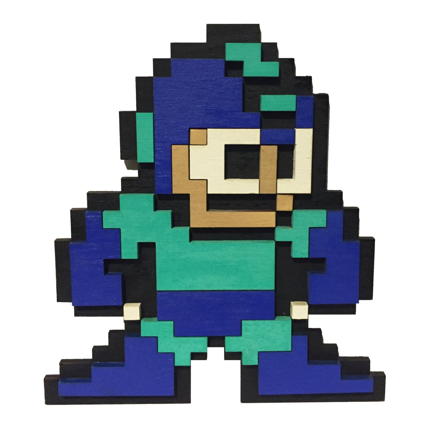 8 Bit Mega Man Wall Desk Cubicle Art Video Game Decor Eight